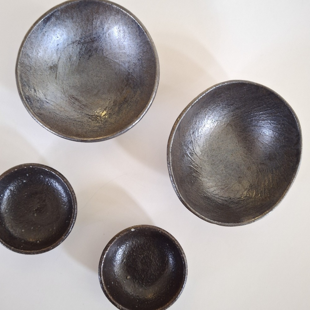 YomYom‎ Ceramic Handmade Small Bowls Set Of 4
